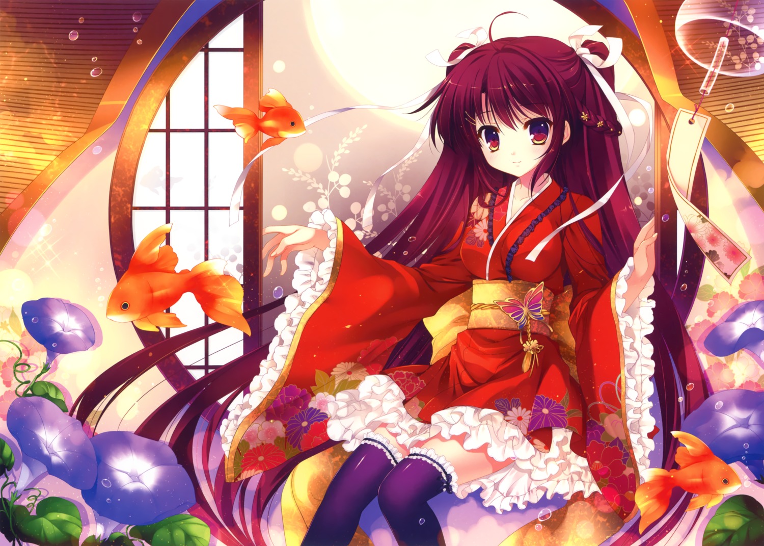 kimono mitha thighhighs