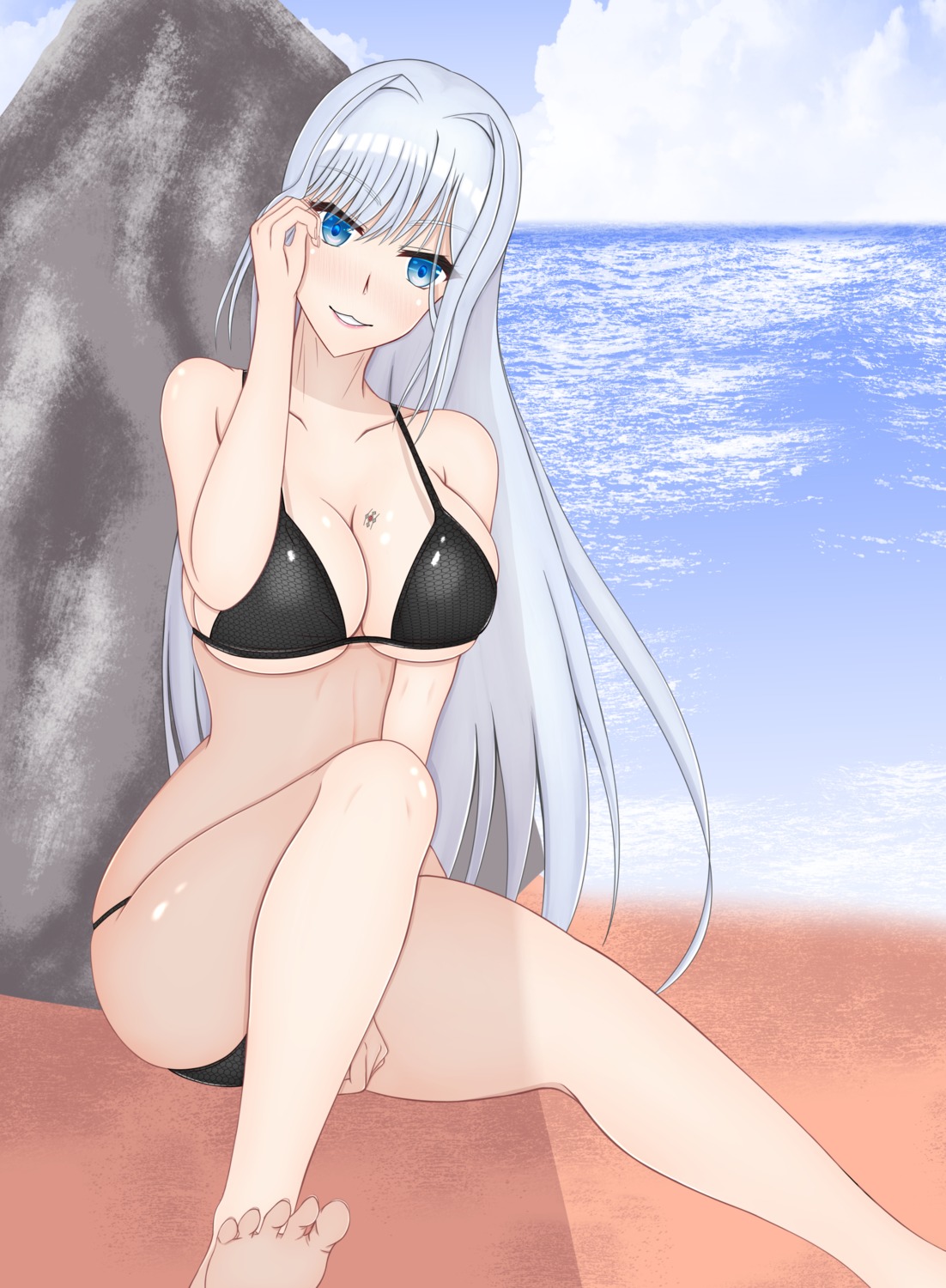 bikini ethel misaki_nagi swimsuits tattoo xenoblade xenoblade_chronicles_3