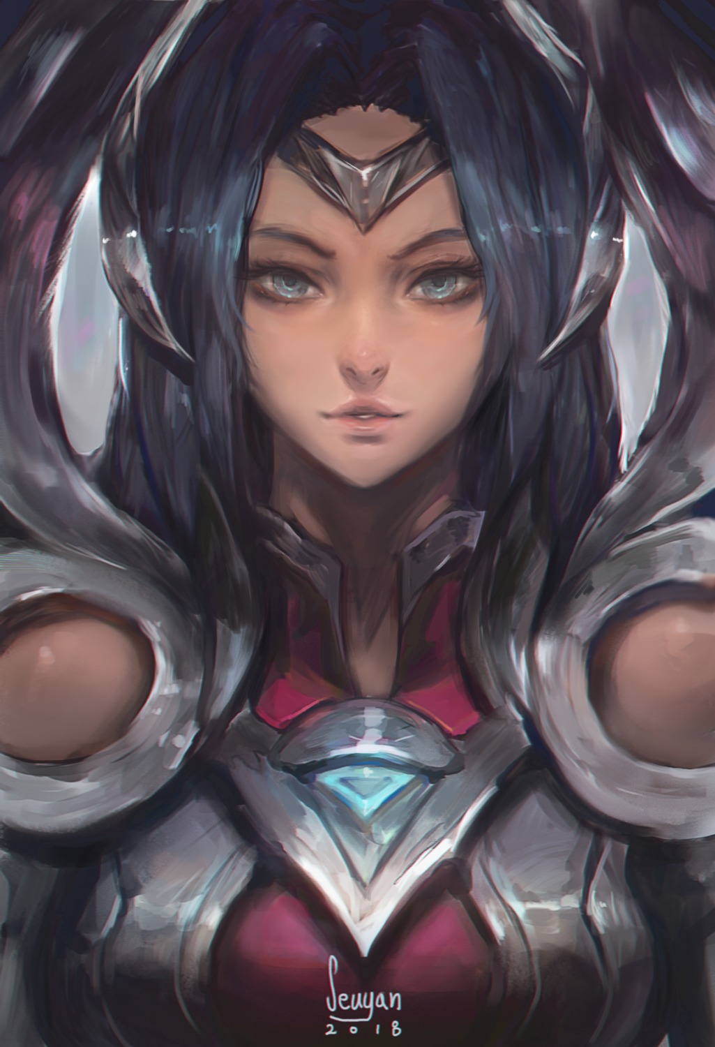 armor irelia league_of_legends seuyan