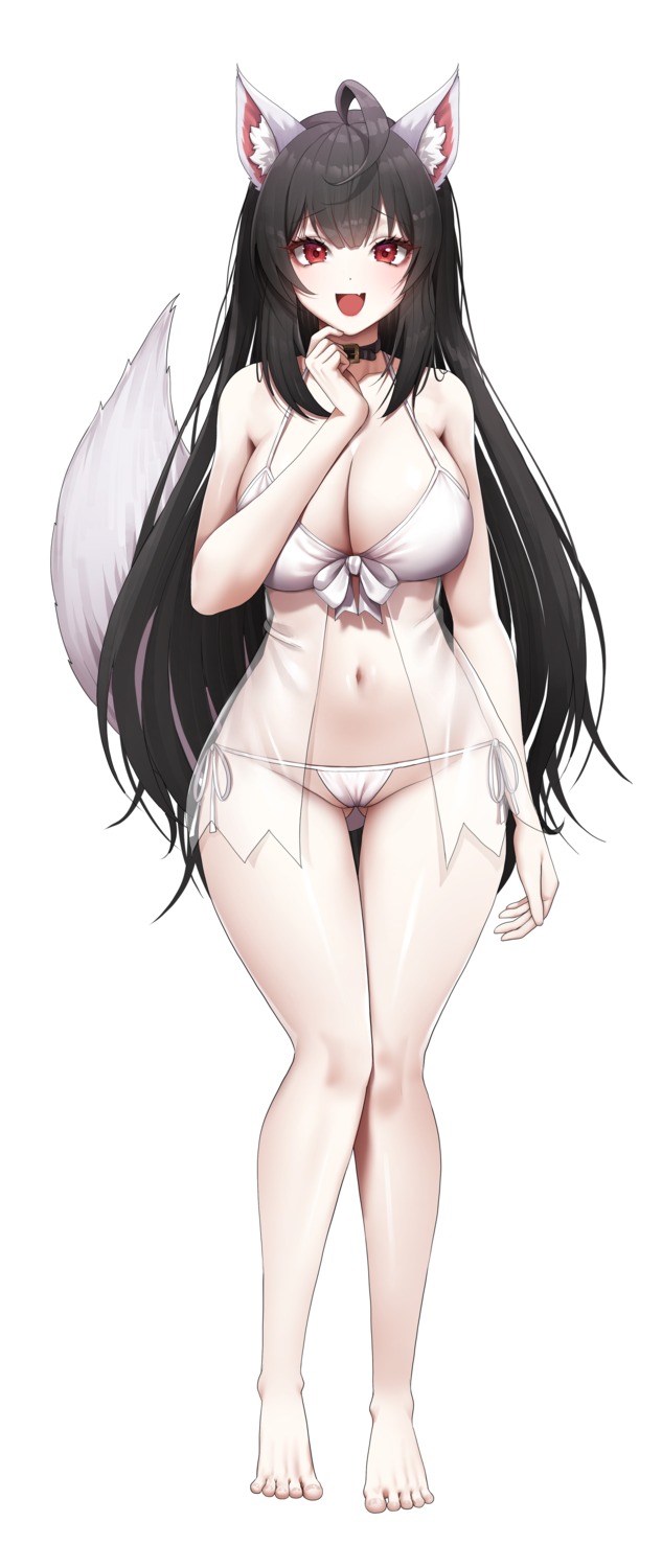 animal_ears cameltoe doyoon_7 lingerie pantsu see_through string_panties tail thong