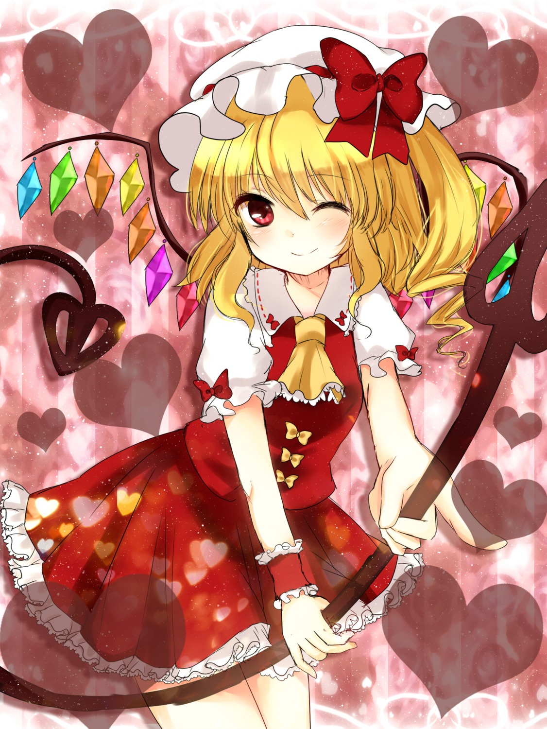 flandre_scarlet shromann touhou wings