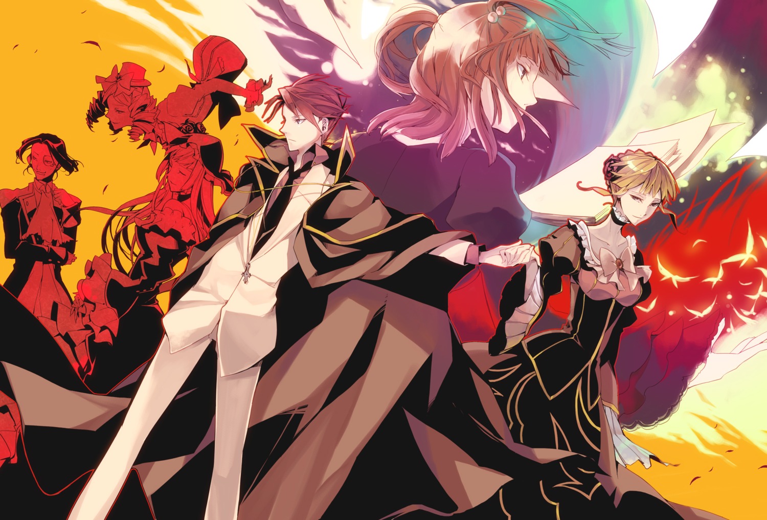 35 beatrice dress gaap ronove umineko_no_naku_koro_ni ushiromiya_ange ushiromiya_battler virgilia