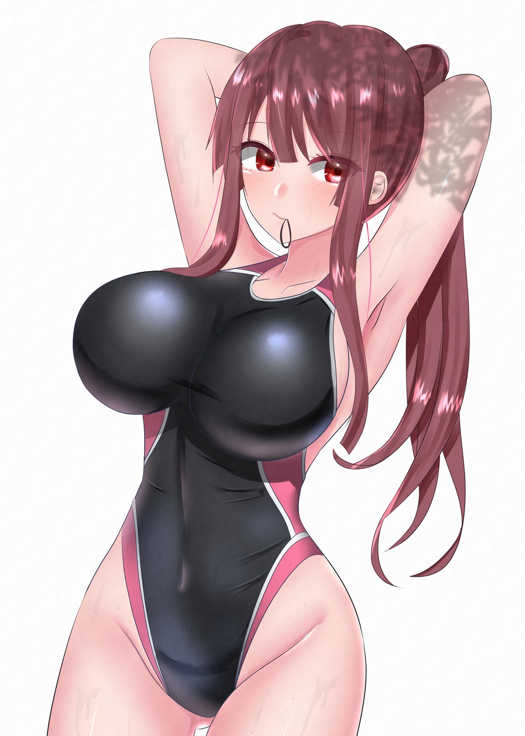 amamiya_kure bemani kureha_(sound_voltex) sound_voltex swimsuits