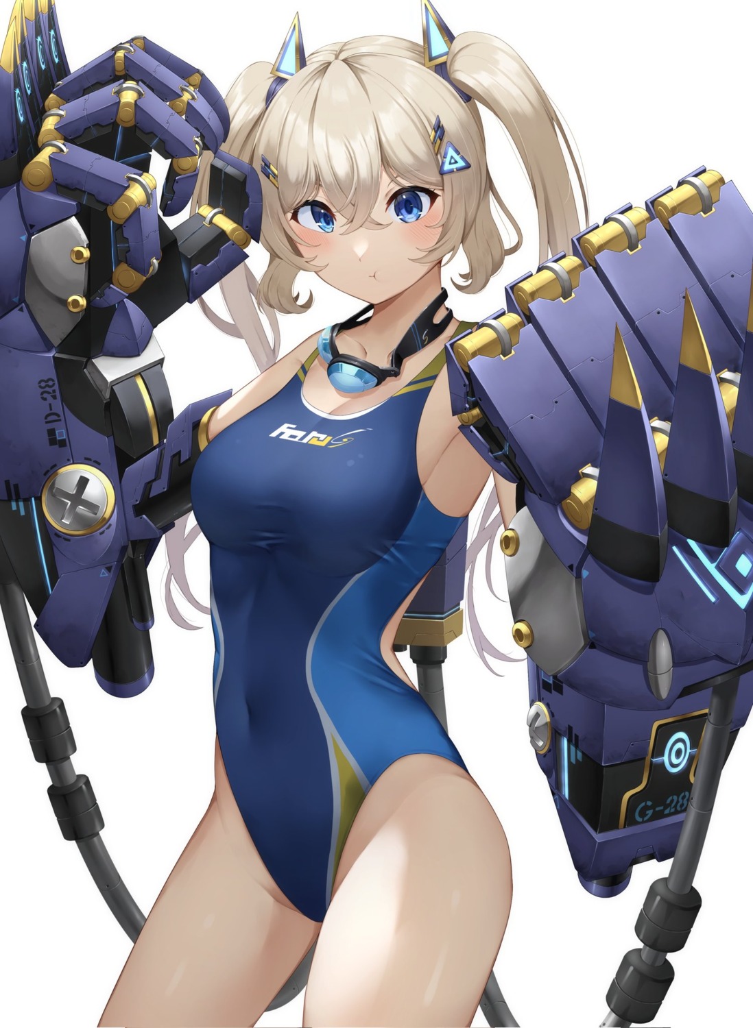 mecha_musume morros swimsuits