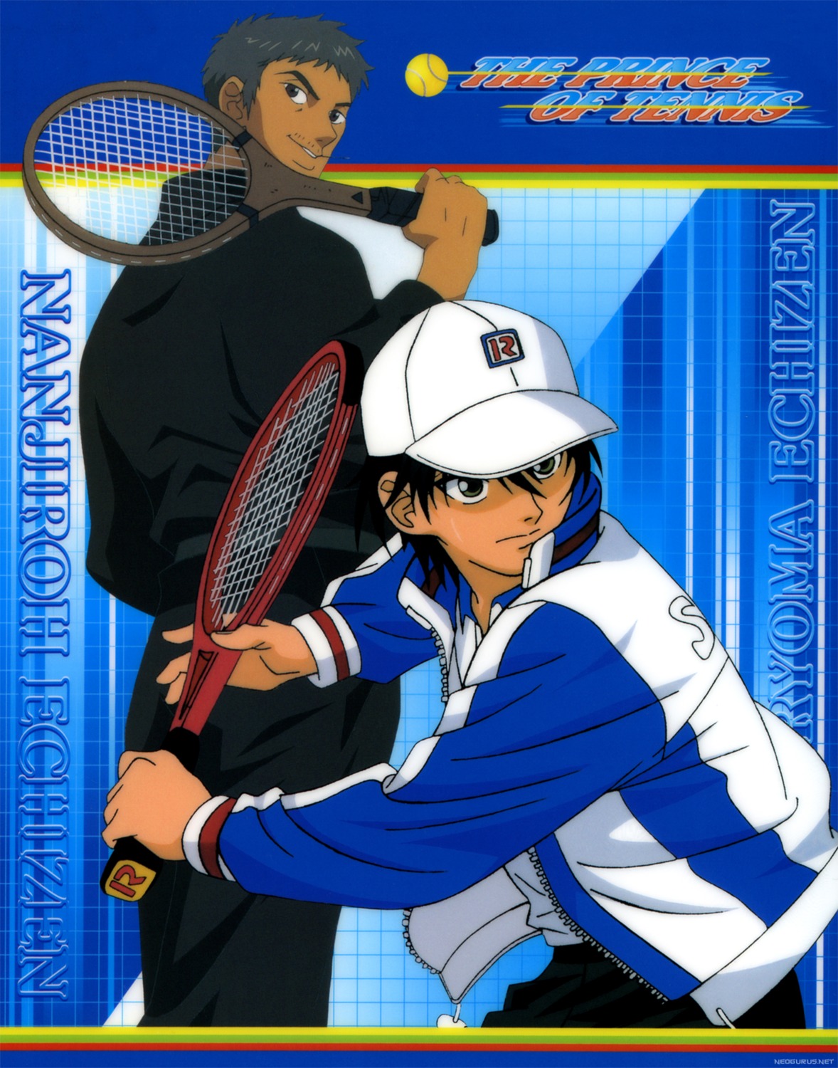 echizen_nanjiro echizen_ryoma male prince_of_tennis screening tennis