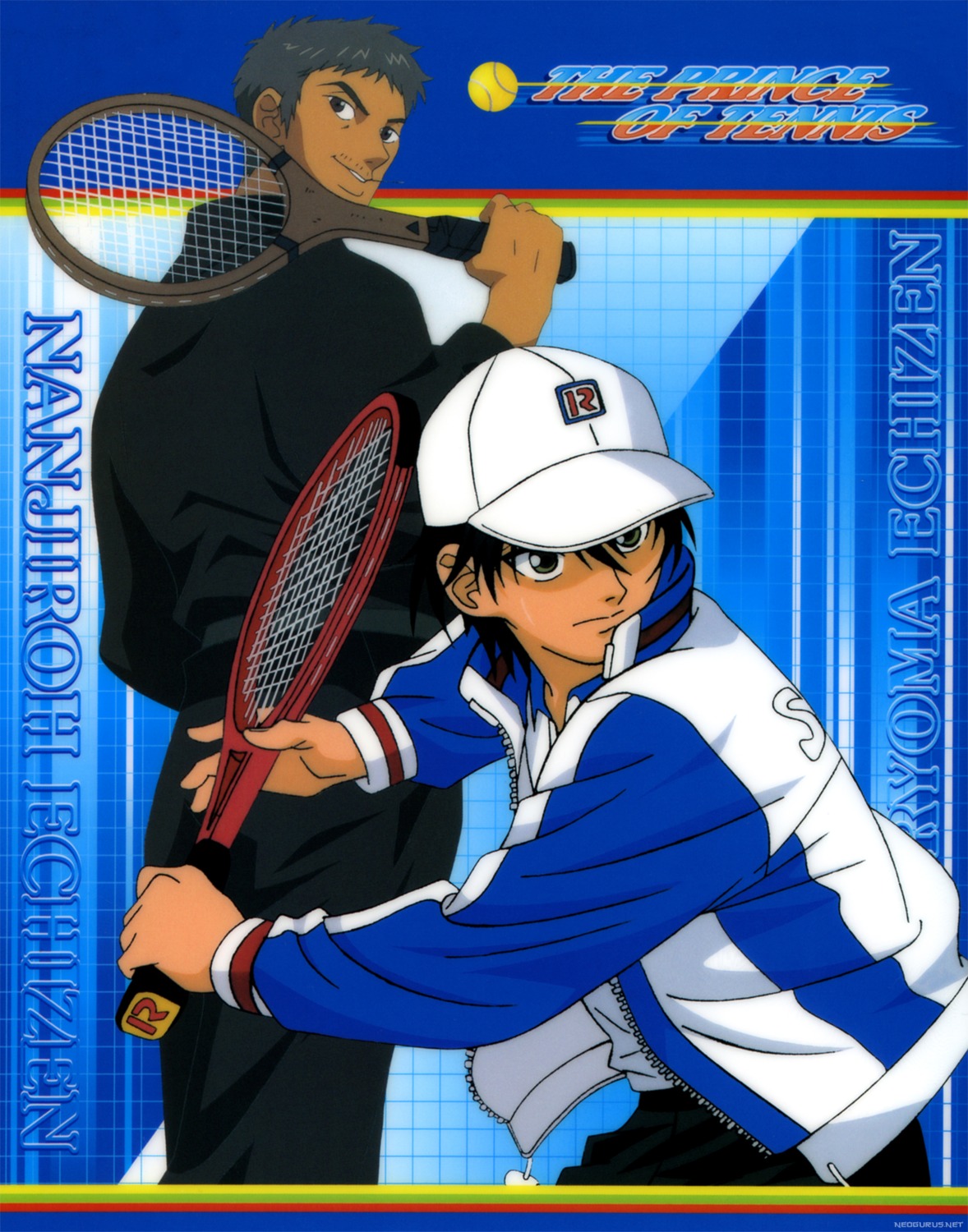 echizen_nanjiro echizen_ryoma male screening tennis tennis_no_ouji-sama