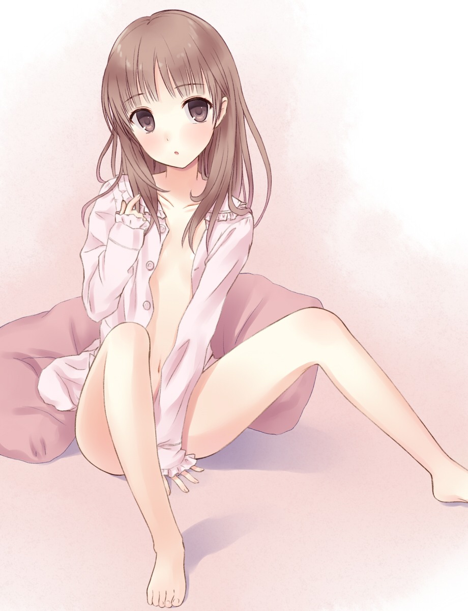 atelier atelier_totori bottomless feet loli n.g. no_bra open_shirt totooria_helmold