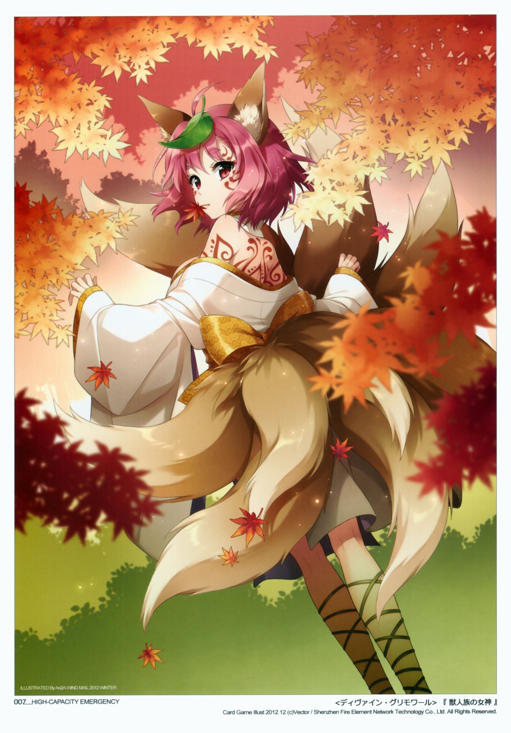 an2a animal_ears kitsune tail wind_mail