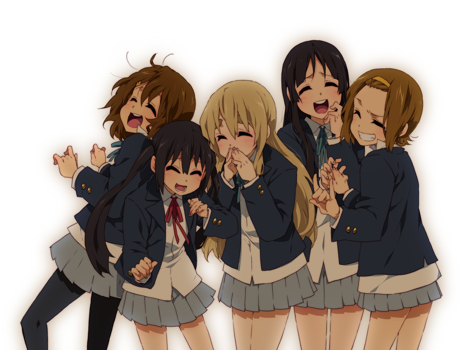 akiyama_mio hirasawa_yui k-on! kotobuki_tsumugi nakano_azusa pantyhose ringo78 seifuku tainaka_ritsu