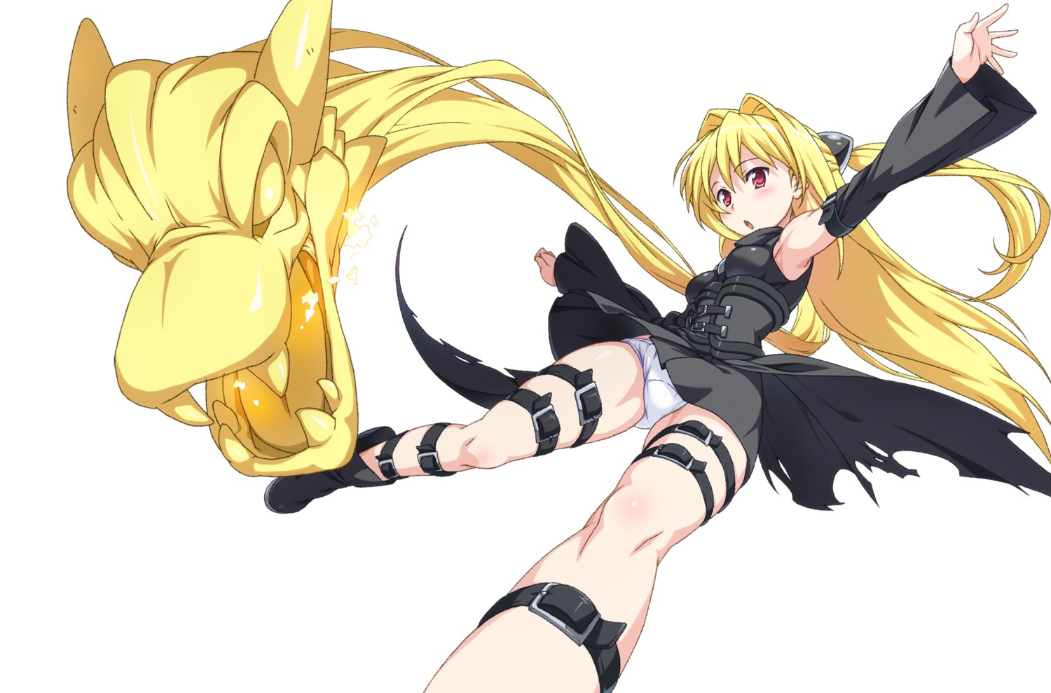 dress garter golden_darkness loli pantsu takunari to_love_ru to_love_ru_darkness