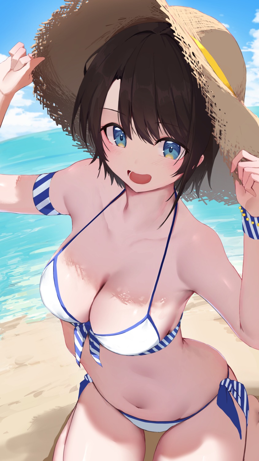 bikini hololive mikaku oozora_subaru swimsuits