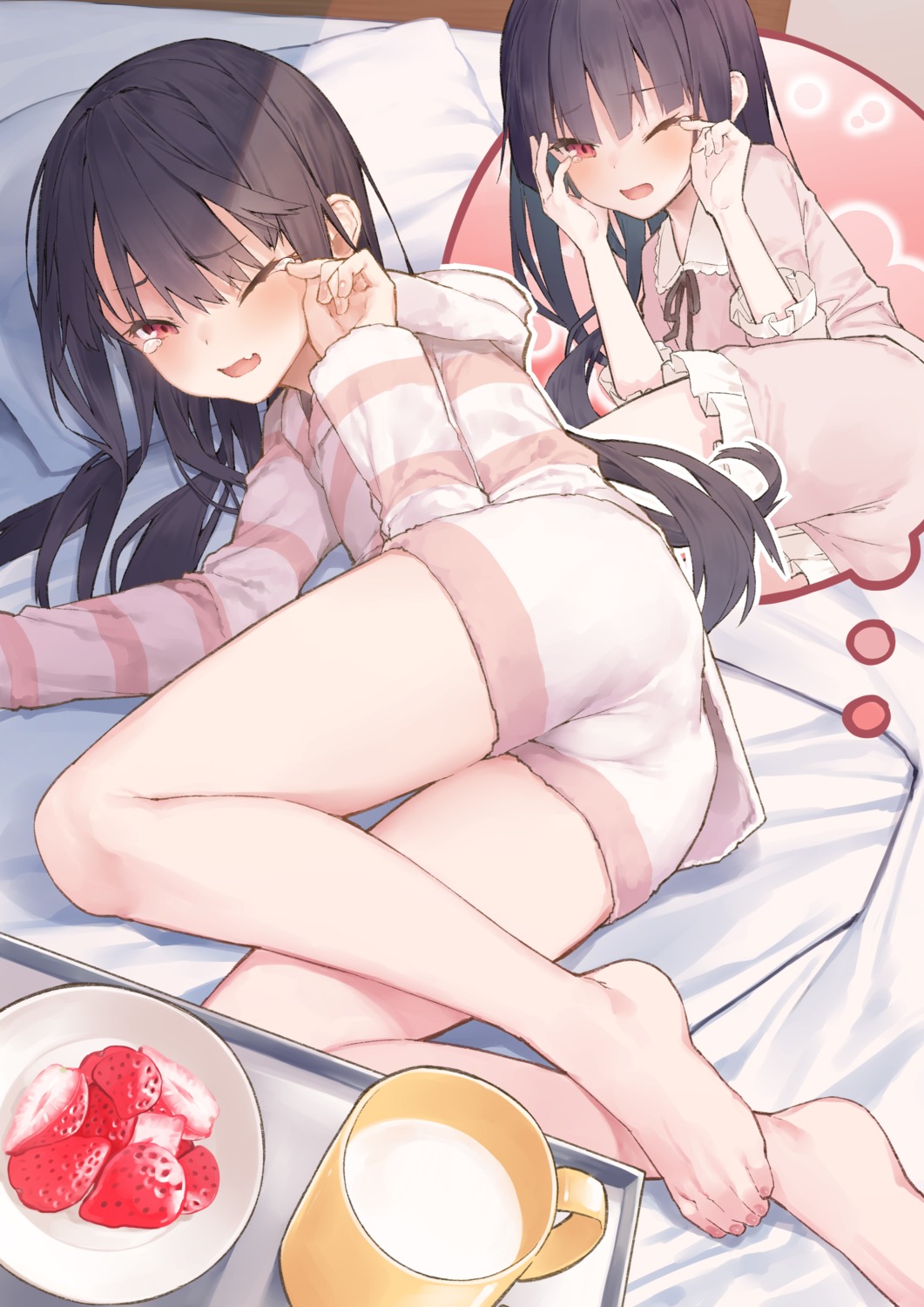 feet pajama tokuno_yuika