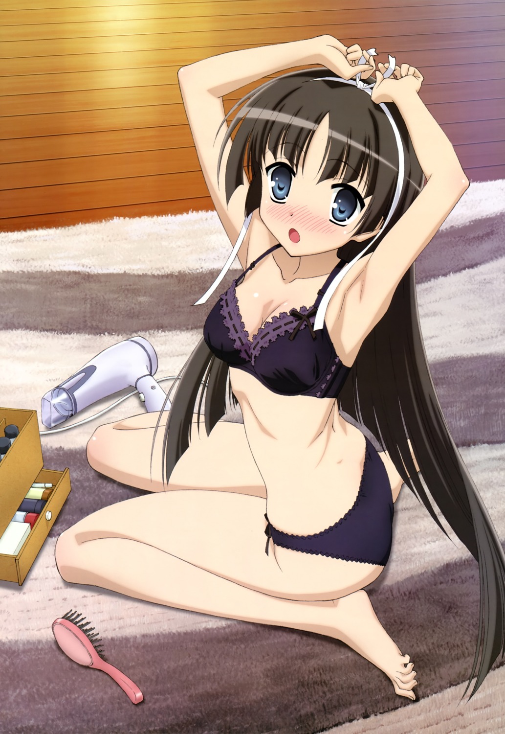 bra hidan_no_aria hotogi_shirayuki iwakura_kazunori lingerie pantsu