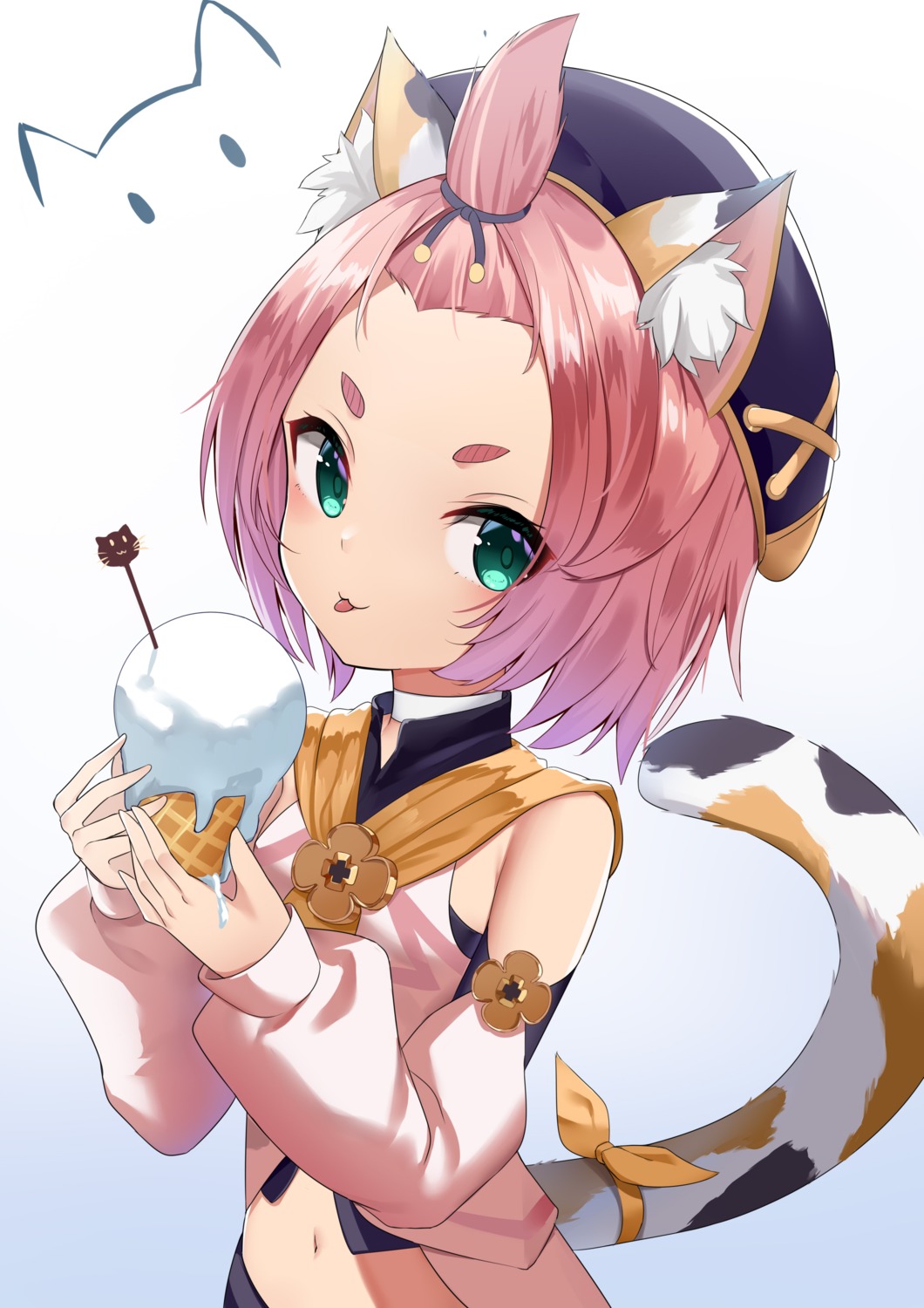 animal_ears diona genshin_impact nekomimi sakutaishi tail