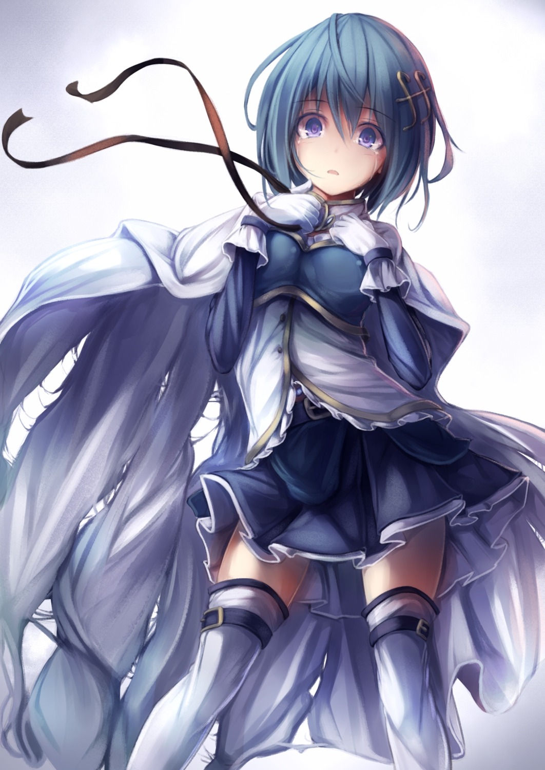 fal_maro miki_sayaka puella_magi_madoka_magica thighhighs