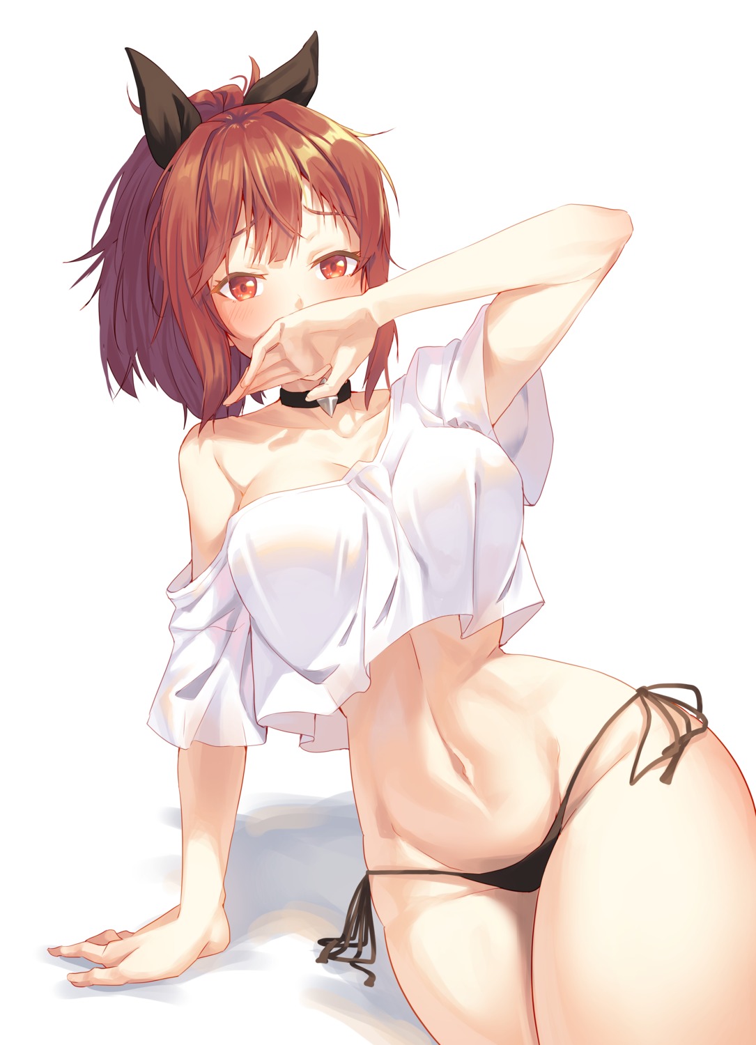 no_bra pantsu string_panties zonunoll