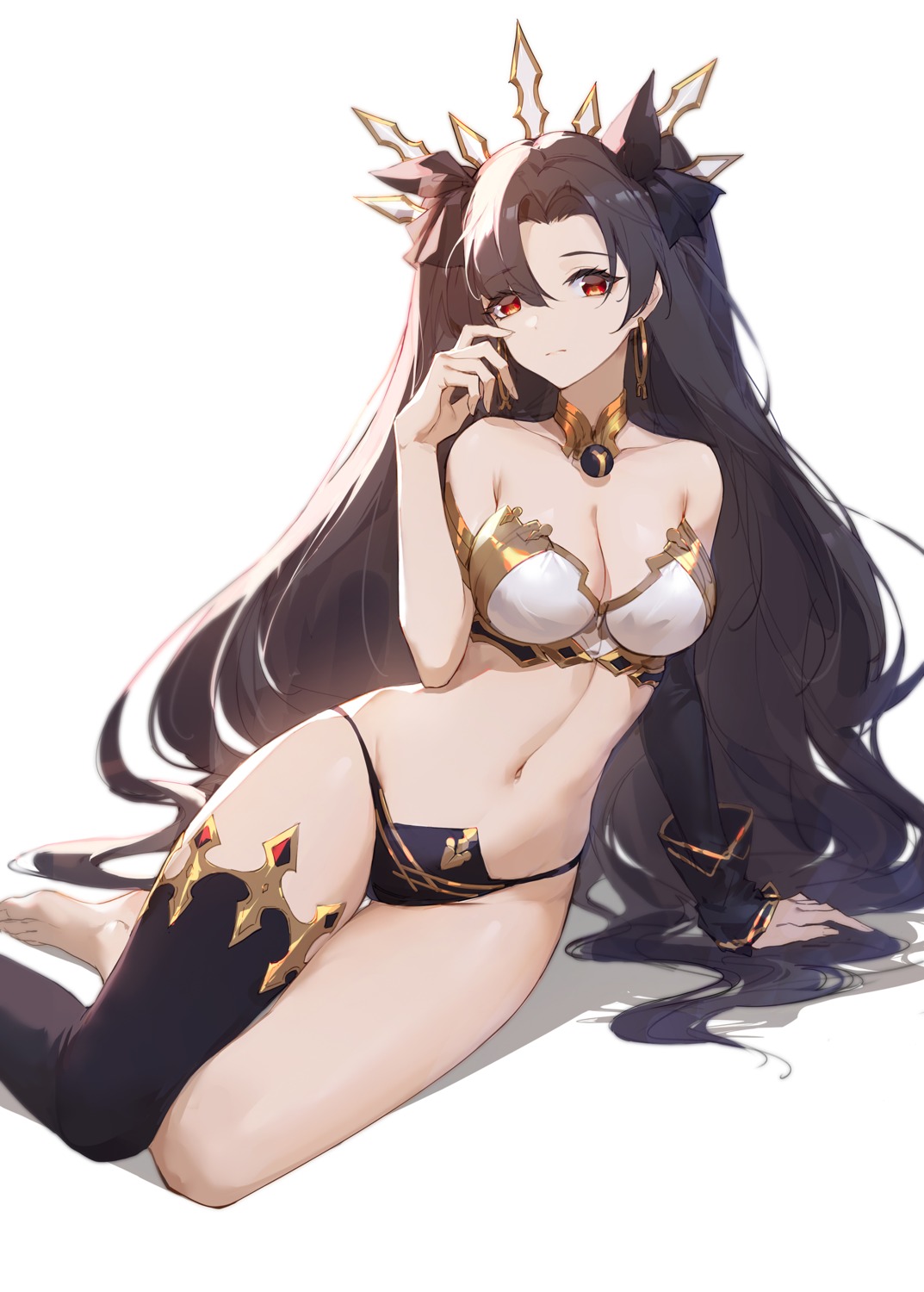 bikini_armor cleavage fate/grand_order ishtar_(fate/grand_order) thighhighs