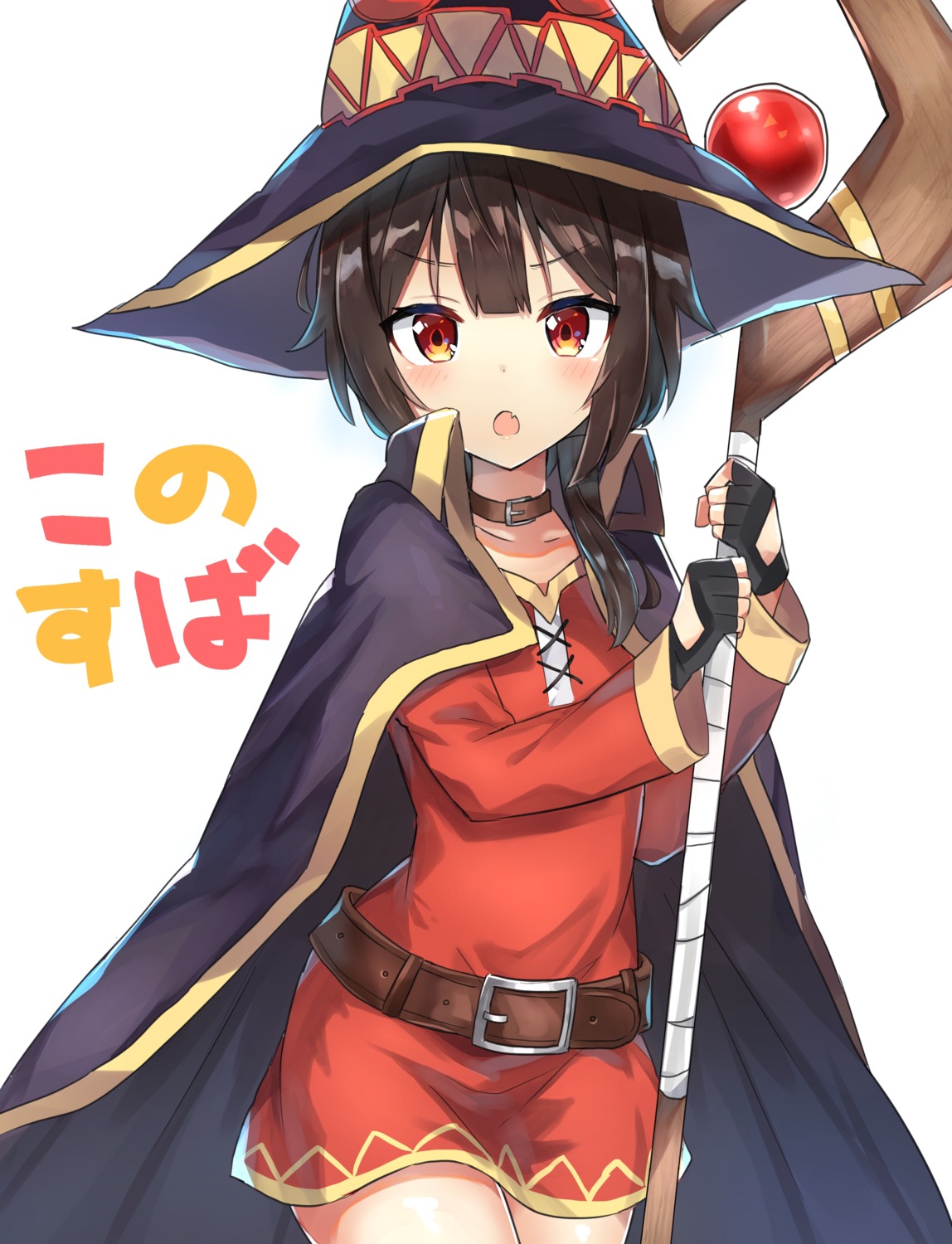 bandages dress kono_subarashii_sekai_ni_shukufuku_wo! megumin tobr weapon witch