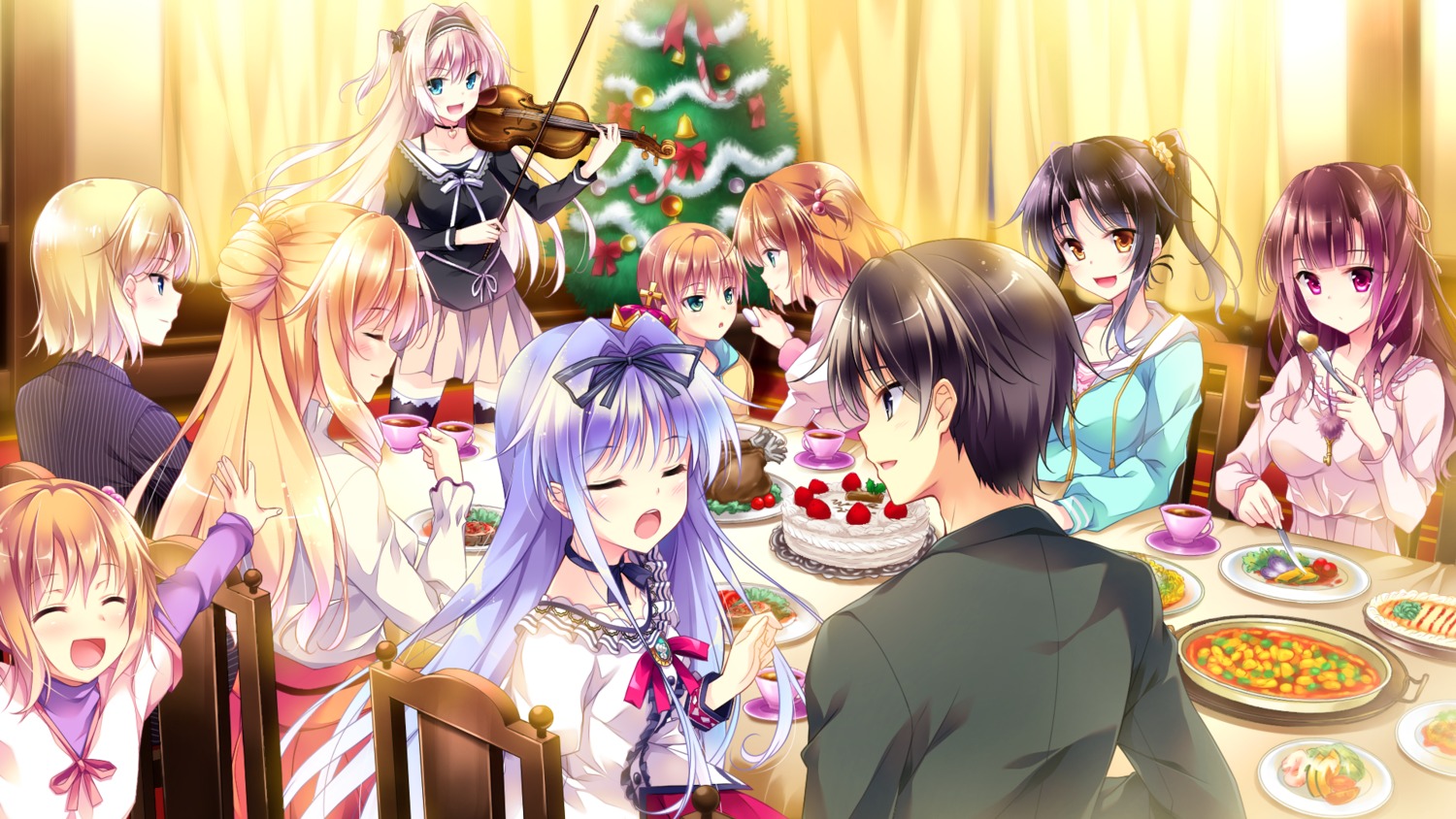 amaya_rei christmas elvira_riefenstahl ensemble_(company) game_cg golden_marriage hayakawa_harui ichijouji_touko kasugano_yukariko marika_von_wittelsbach shimakage_ruri tachibana_nagisa tange_kasumi tange_momo tange_ume thighhighs