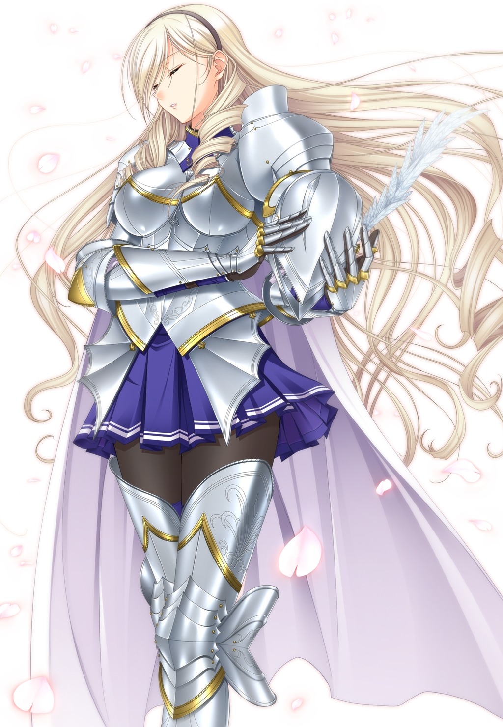 armor celia_cumani_aintree komori_kei pantyhose thighhighs walkure_romanze