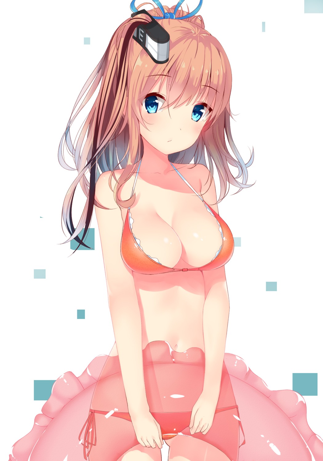 bikini cleavage gin00 kantai_collection saratoga_(kancolle) swimsuits