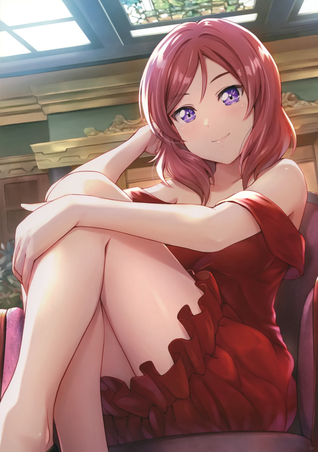 dress love_live! nishikino_maki shamakho