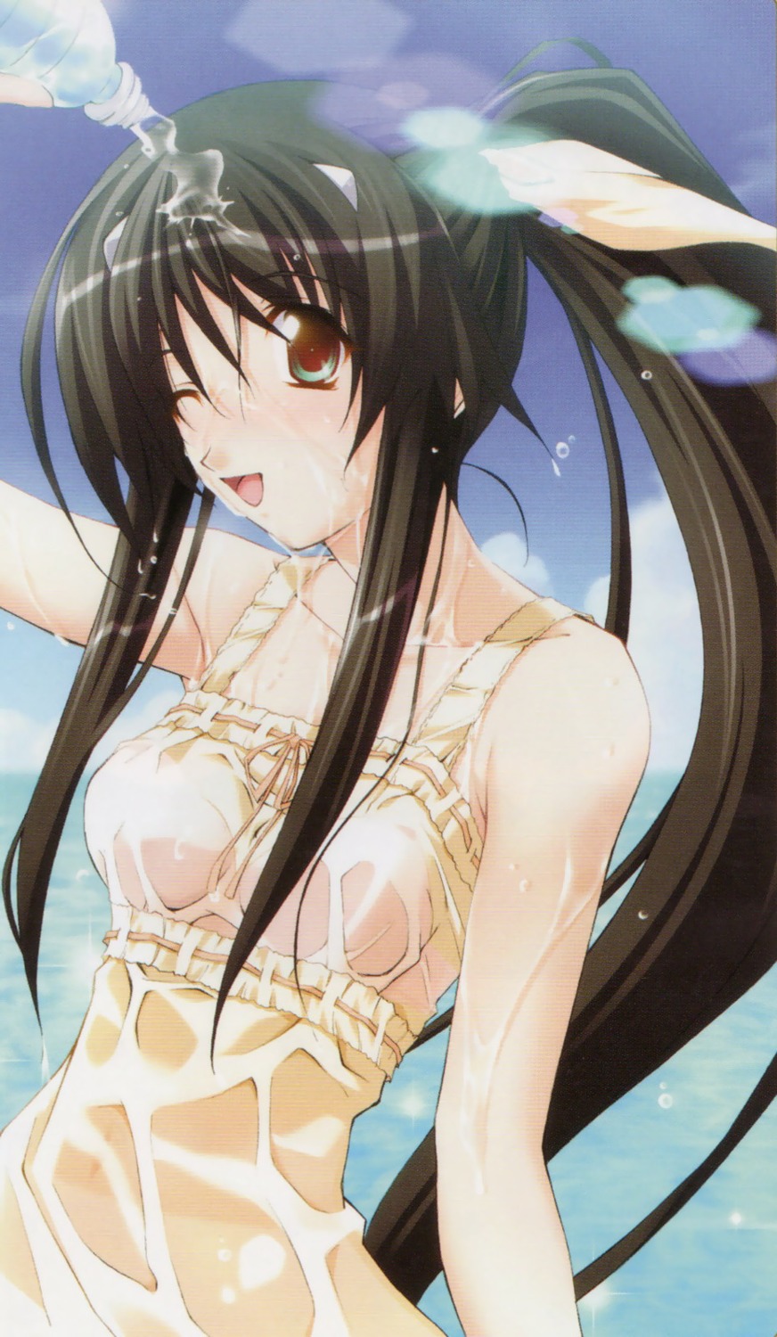 dress memories_off memories_off_sorekara misasagi_inori screening summer_dress wet_clothes