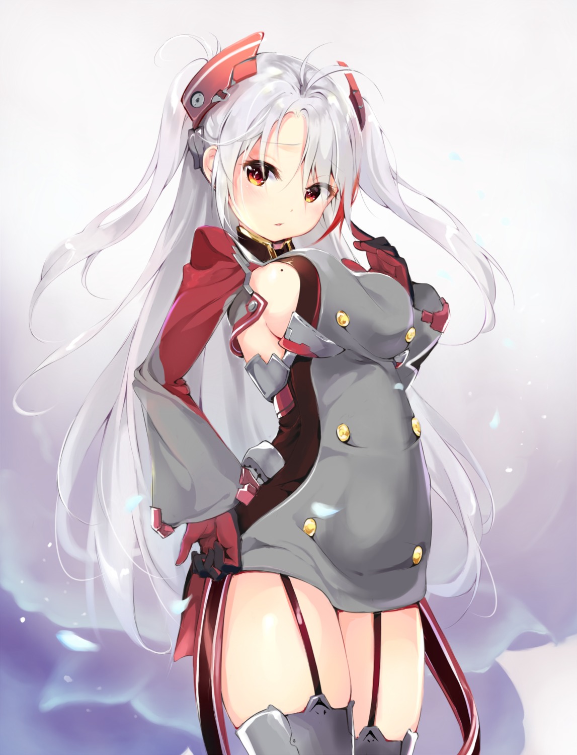 azur_lane prinz_eugen_(azur_lane) stockings t-bth thighhighs uniform