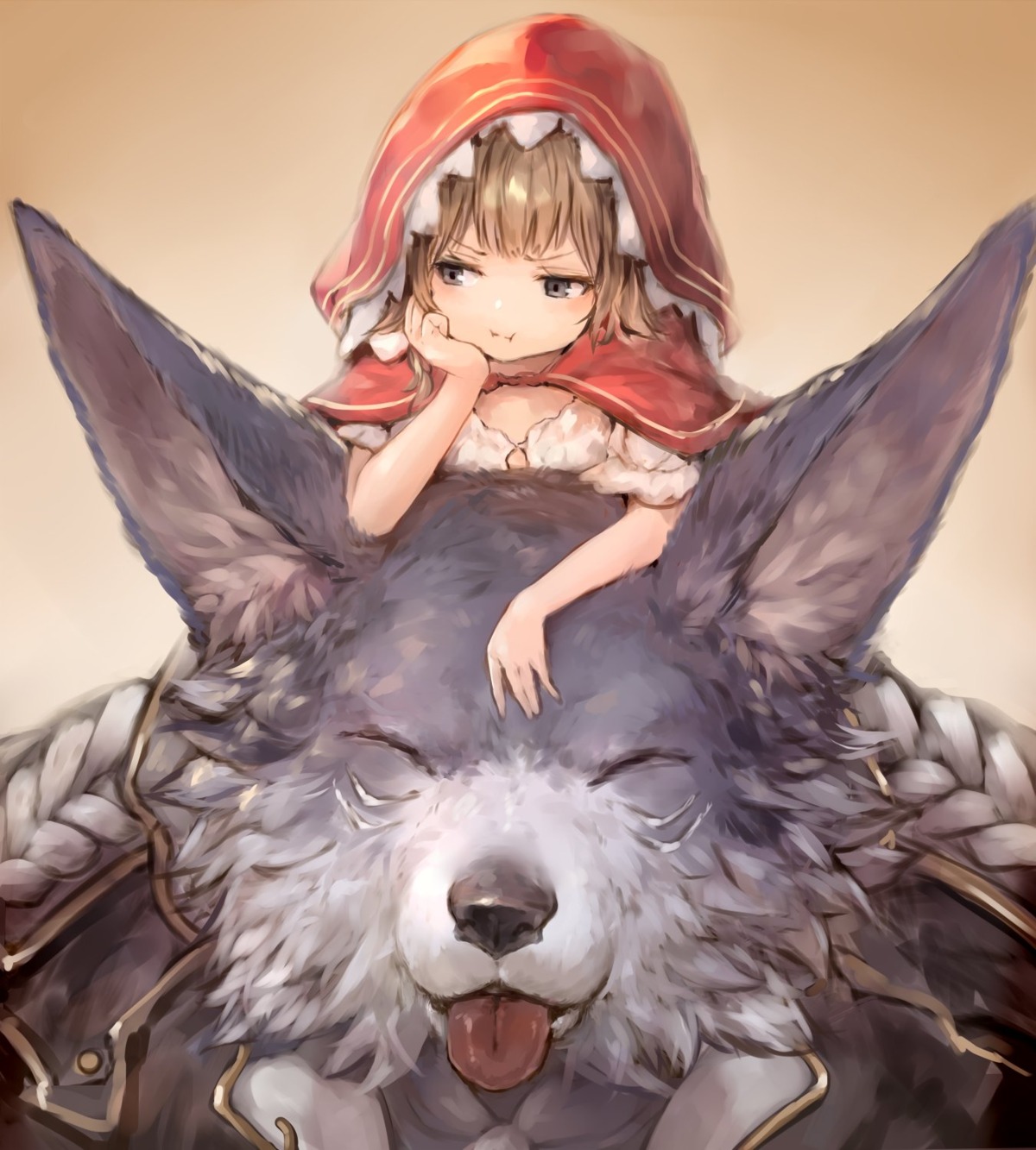 granblue_fantasy renie_(granblue_fantasy) sukemyon wulf_(granblue_fantasy)