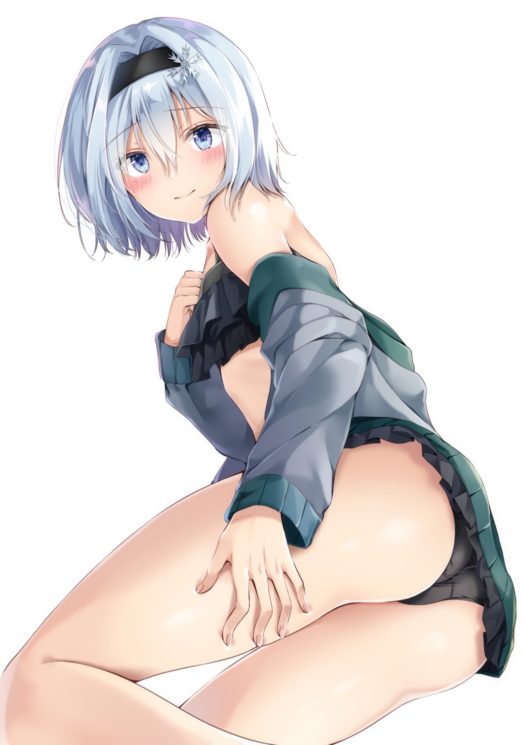 ass bikini open_shirt ryuuou_no_oshigoto! sora_ginko swimsuits yoshida_iyo