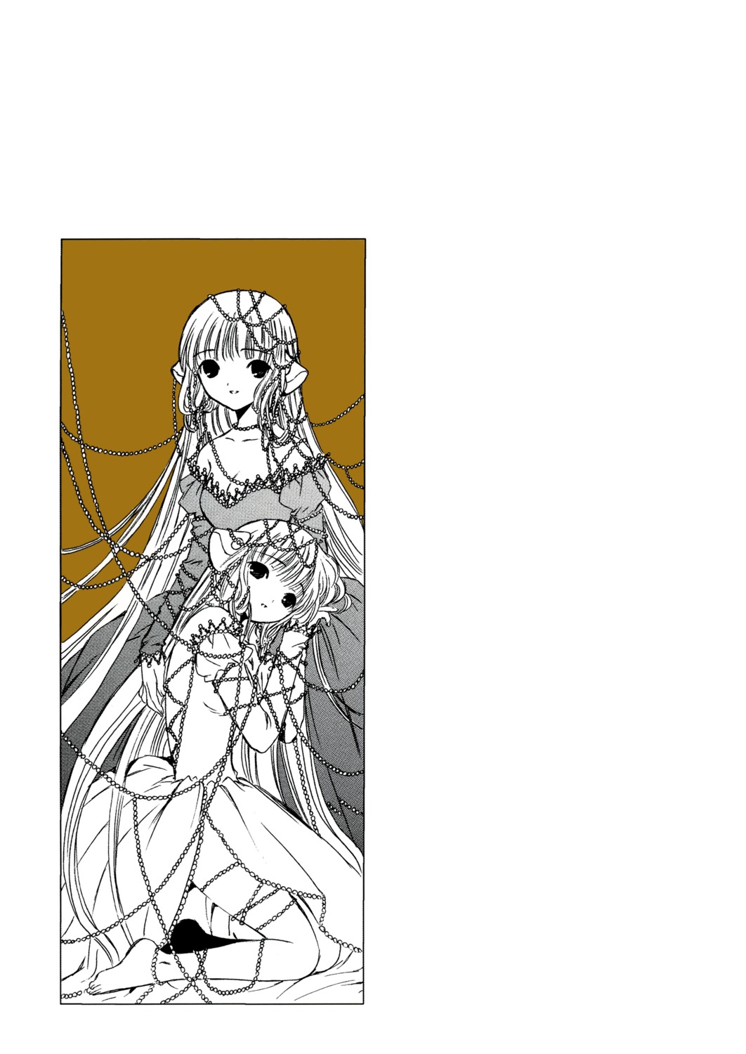 chii chobits clamp freya monochrome