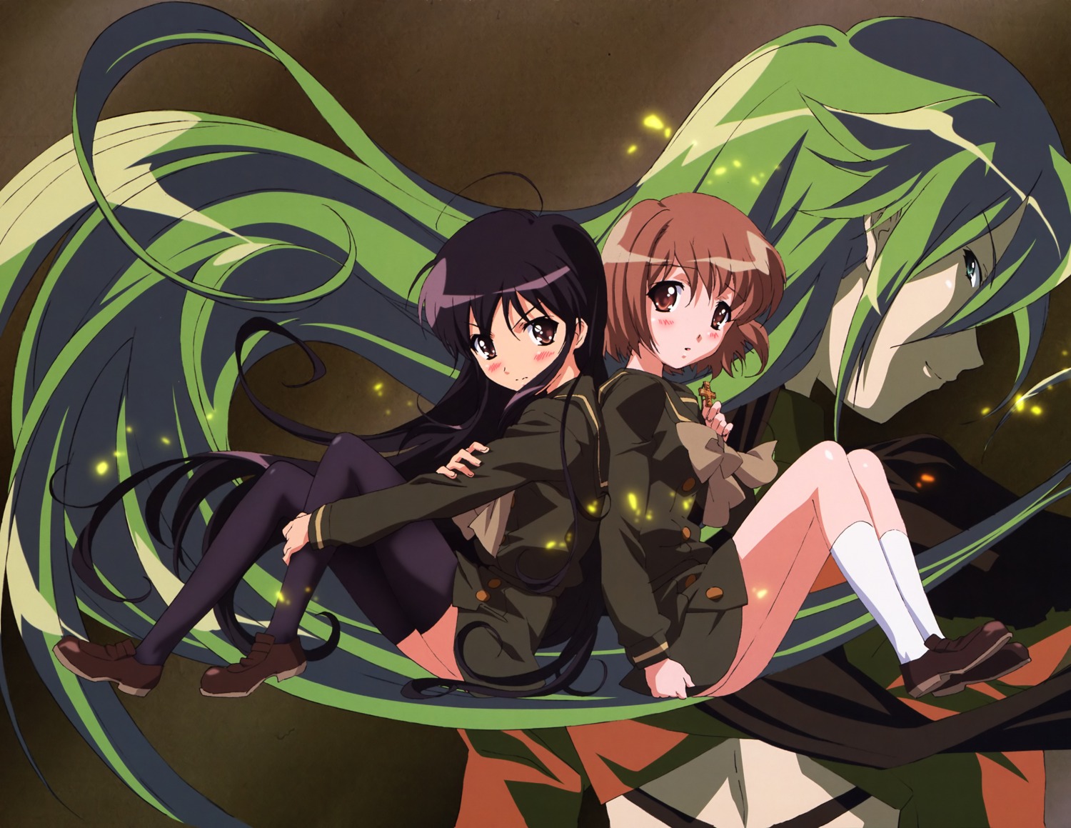 seifuku shakugan_no_shana shana thighhighs yoshida_kazumi