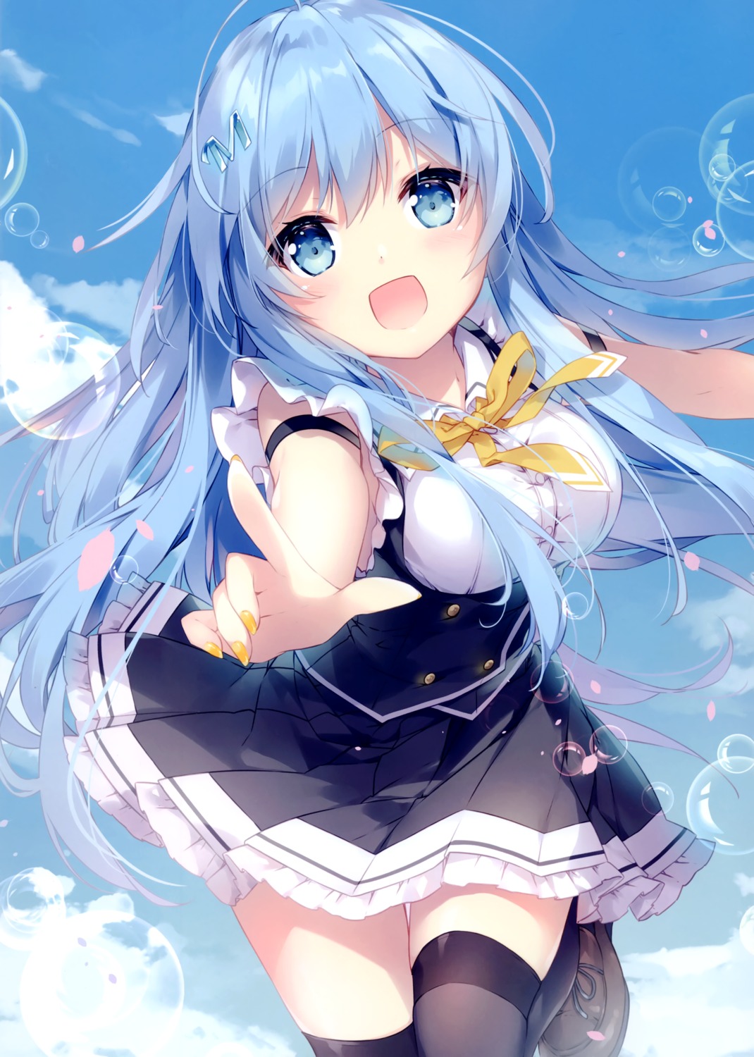 emori_miku emori_miku_project haru_mochi mochizuki_shiina seifuku thighhighs