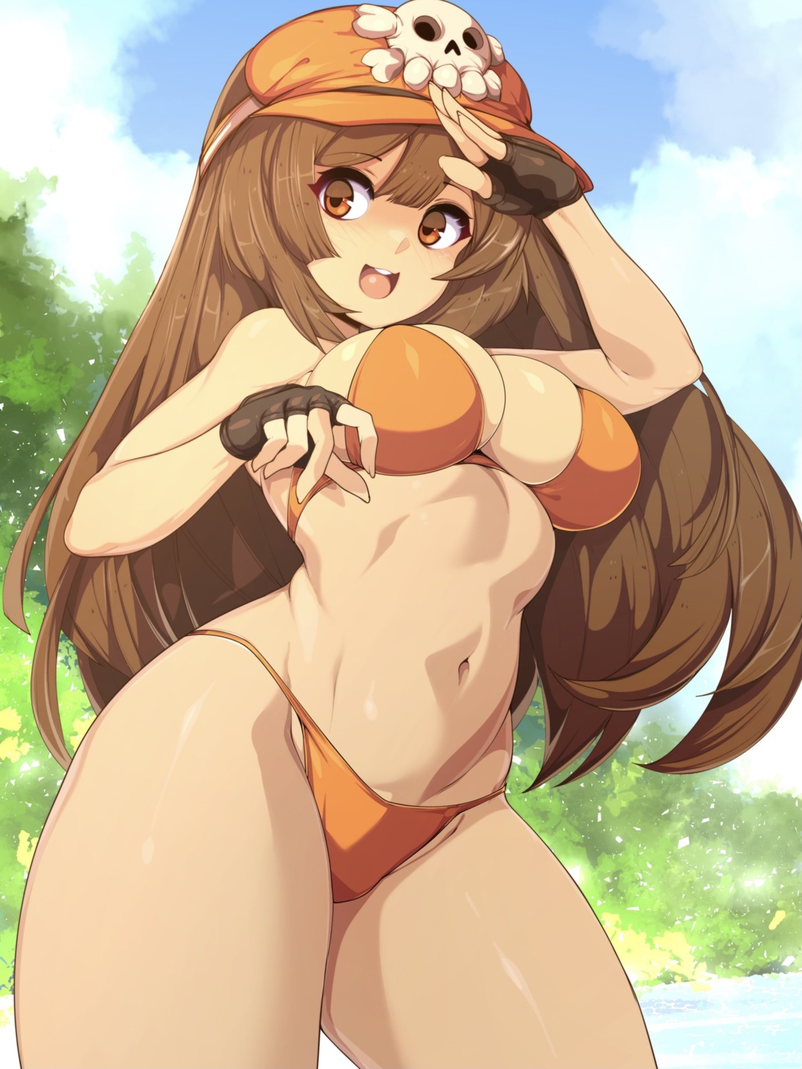 bikini guilty_gear may_(guilty_gear) slugbox swimsuits