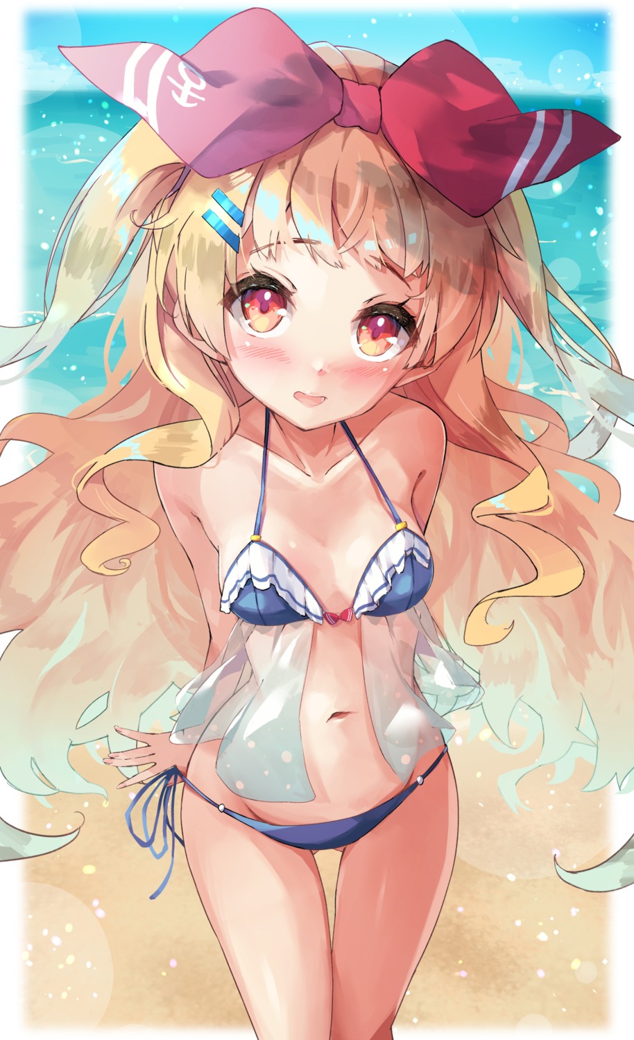 azur_lane bikini jenkins_(azur_lane) nyahu_(nyahu_77) see_through swimsuits