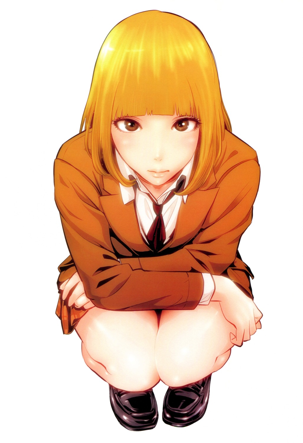 hiramoto_akira midorikawa_hana prison_school seifuku