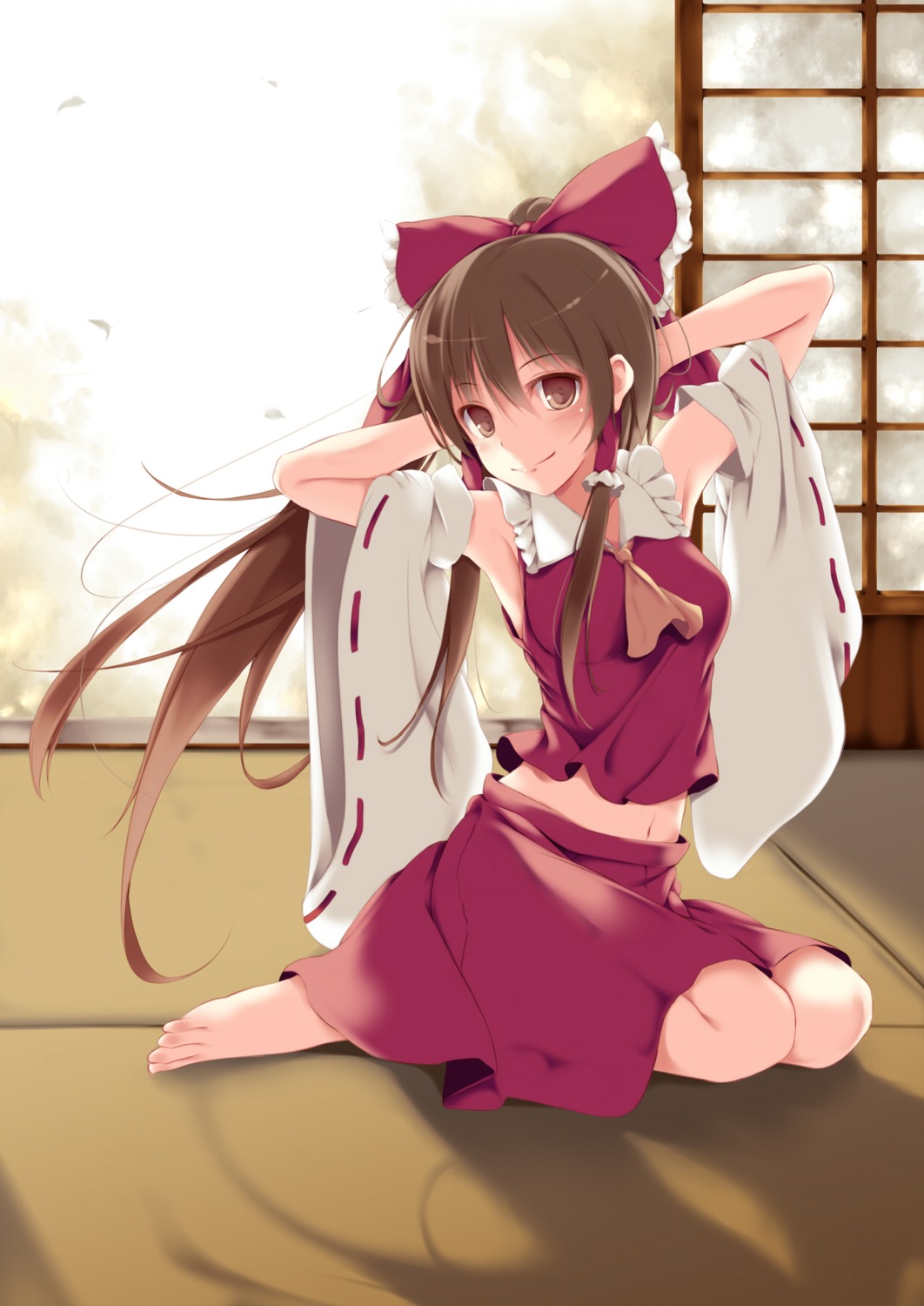 fal_maro feet hakurei_reimu miko touhou