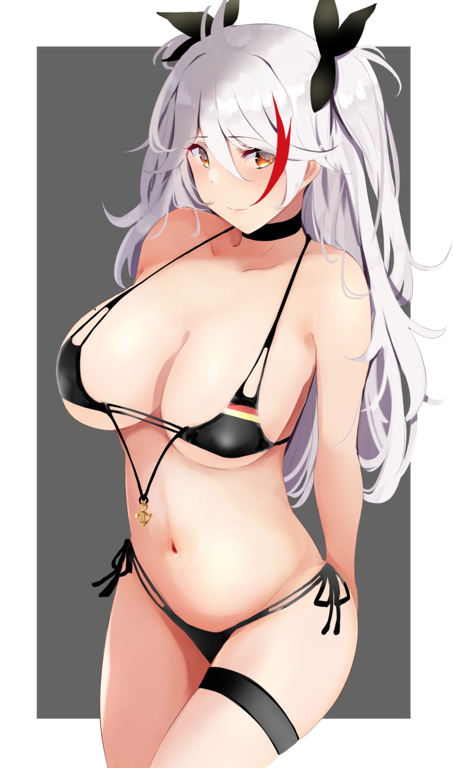 Itete Azur Lane Prinz Eugen Azur Lane Bikini Erect