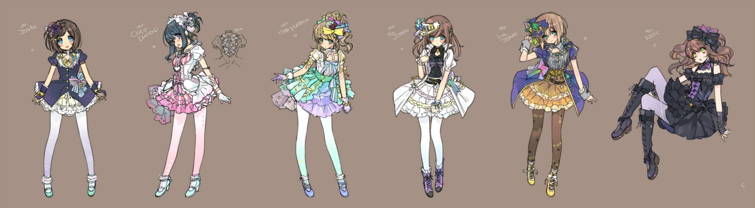 dress genderswap gothic_lolita heels higashikata_josuke jojo's_bizarre_adventure kujo_jotaro lolita_fashion pantyhose toujou_sakana