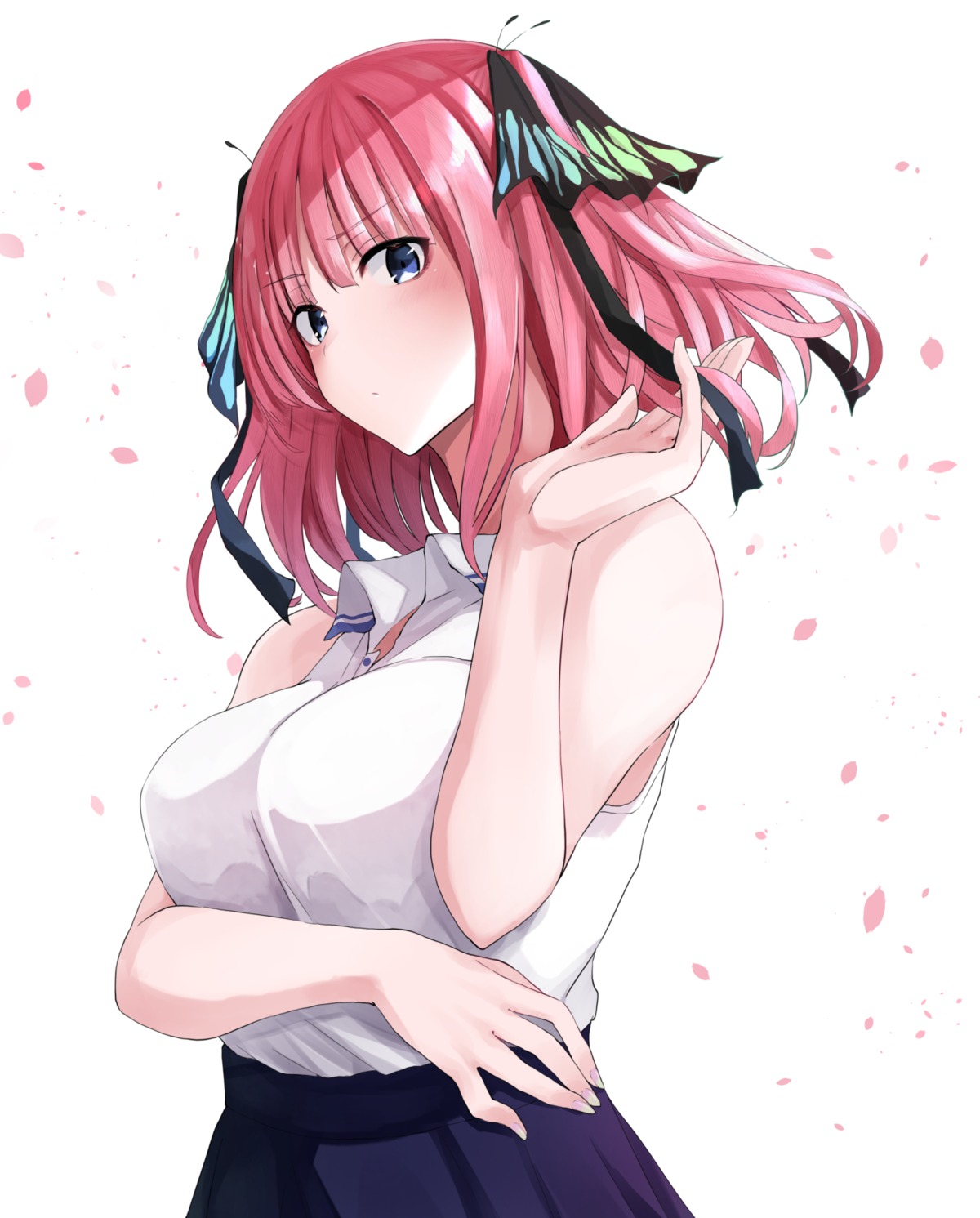 5-toubun_no_hanayome breast_hold fuu_(fuore) nakano_nino