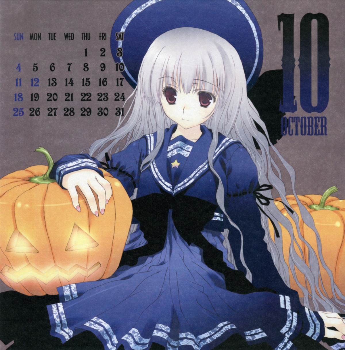calendar halloween mitsumi_misato