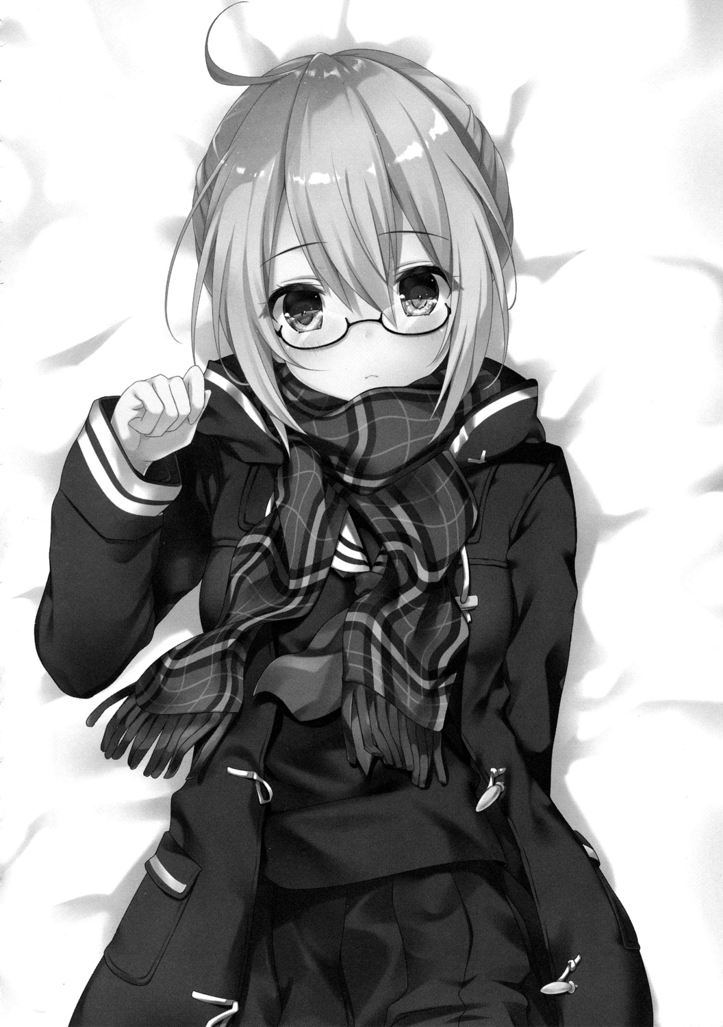 fate/grand_order heroine_x_alter kino kinokonomi megane monochrome seifuku