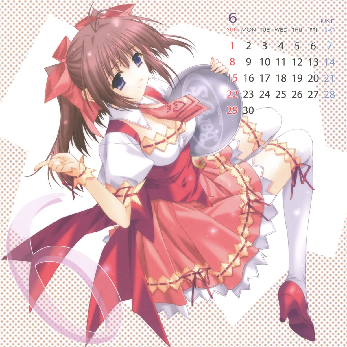 berry's calendar izuno_youko kimizuka_aoi waitress