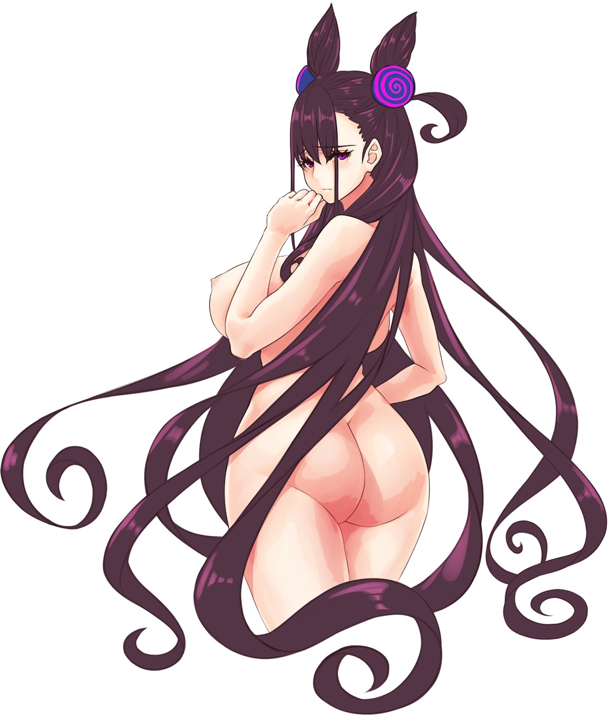 ass fate/grand_order murasaki_shikibu_(fate) naked nipples ogin_bara