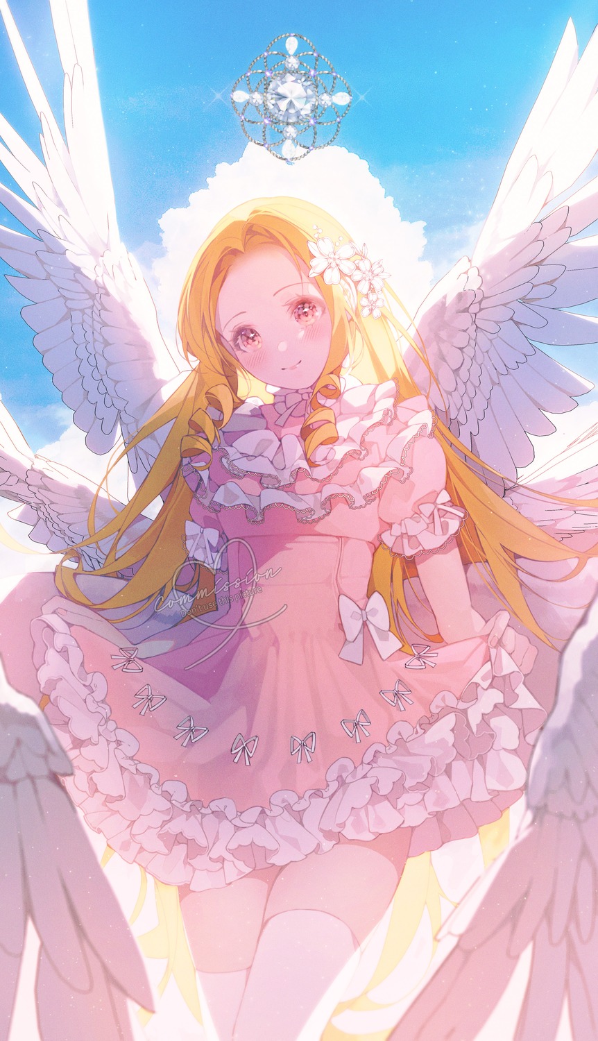 dress patch_oxxo skirt_lift thighhighs wings