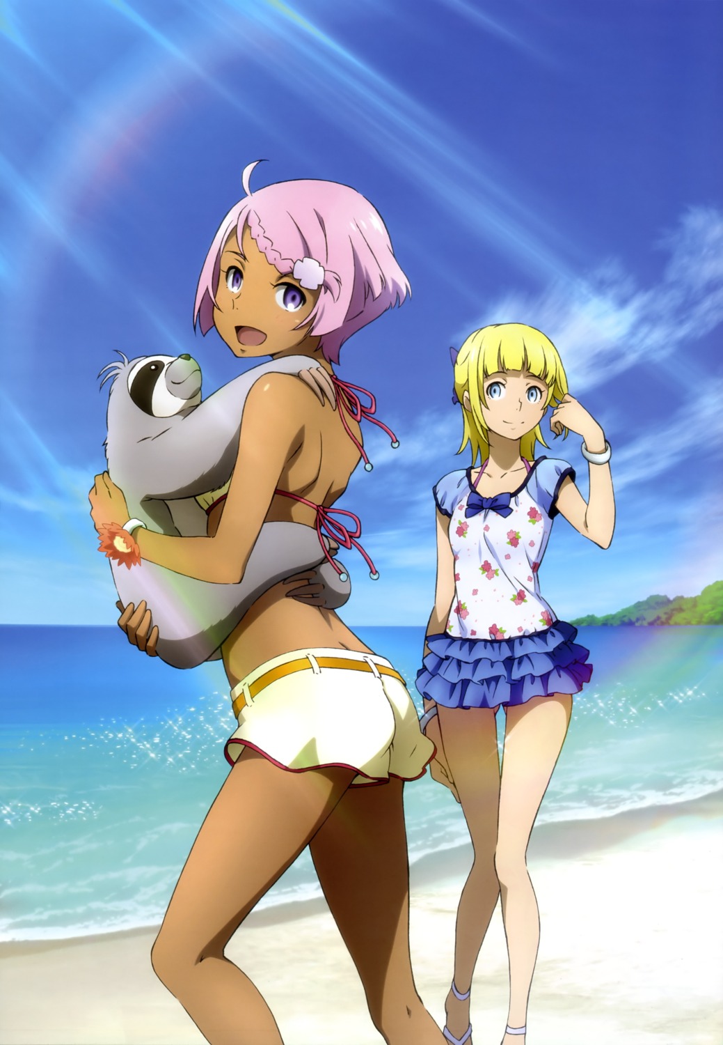 bikini_top elena_peoples eureka_seven eureka_seven_ao fleur_blanc swimsuits takeuchi_asahi