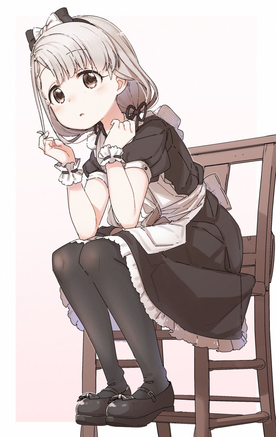 hisakawa_nagi kusaka_shi maid skirt_lift the_idolm@ster the_idolm@ster_cinderella_girls