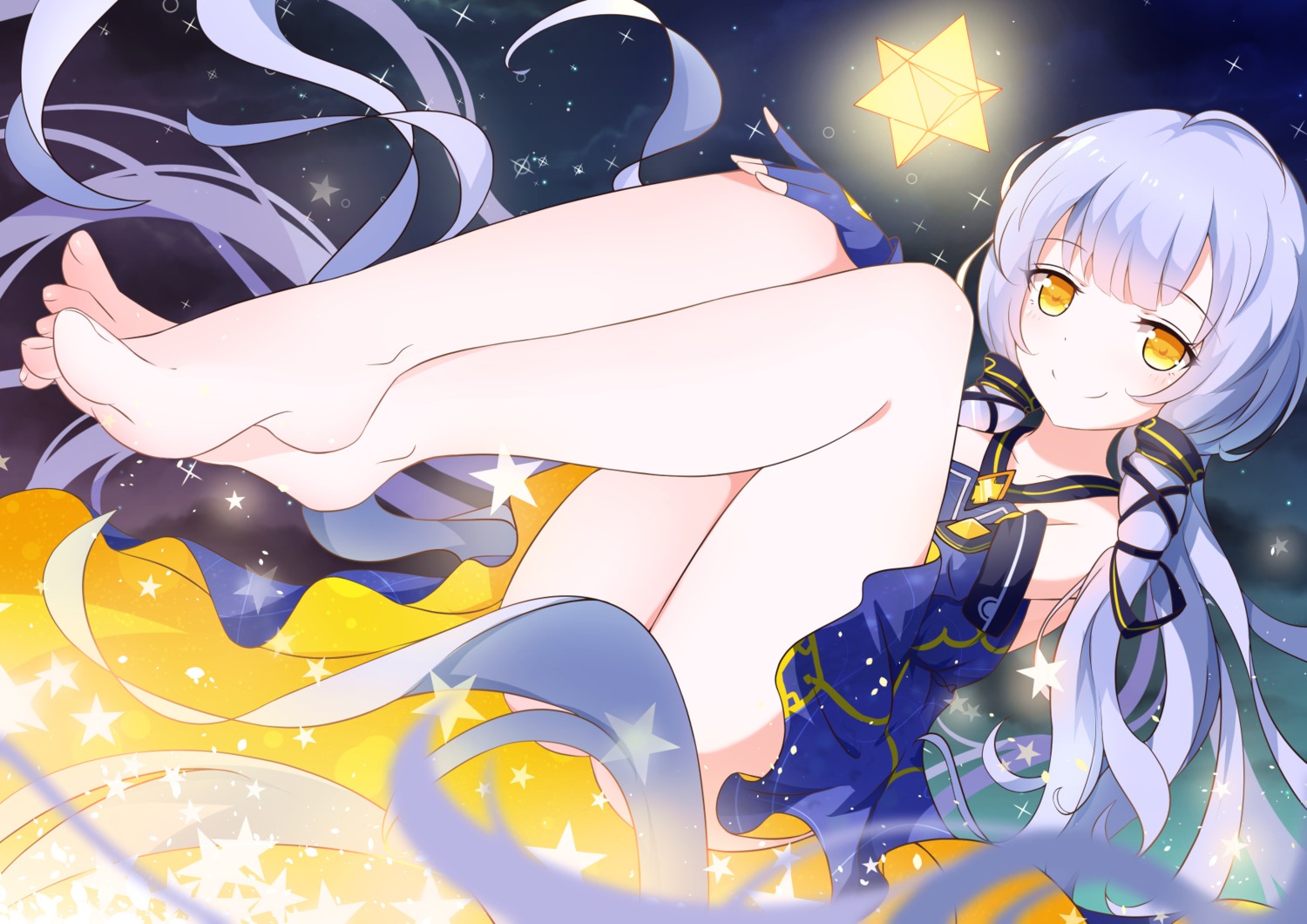 dress feet stardust_(vocaloid) vocaloid xiao_ren