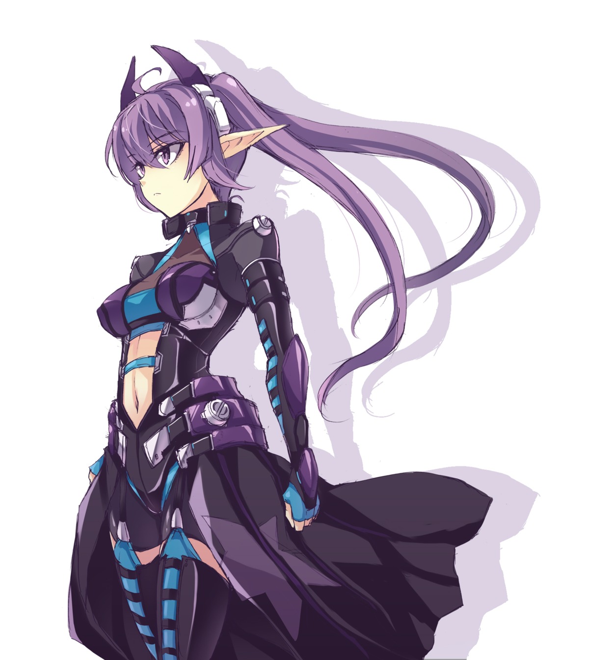 18 elf phantasy_star_online_2 pointy_ears thighhighs