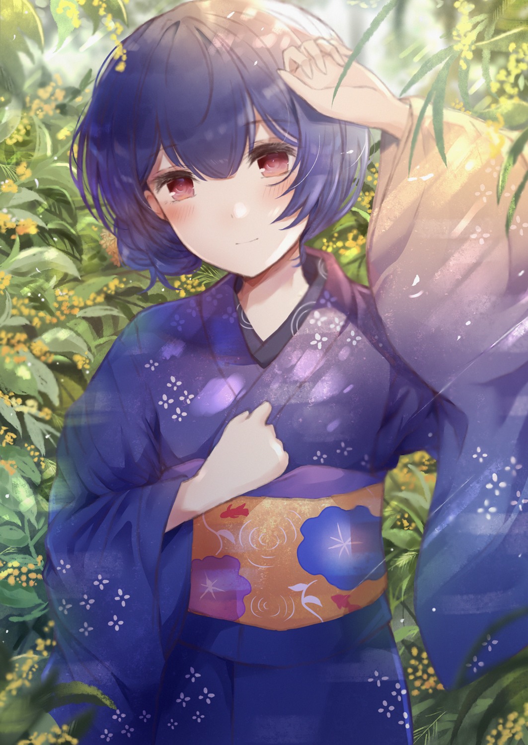 kimono morino_rinze namamake the_idolm@ster the_idolm@ster_shiny_colors